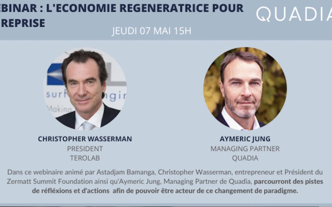 Quadia webinar on the Regenerative Economy (French)